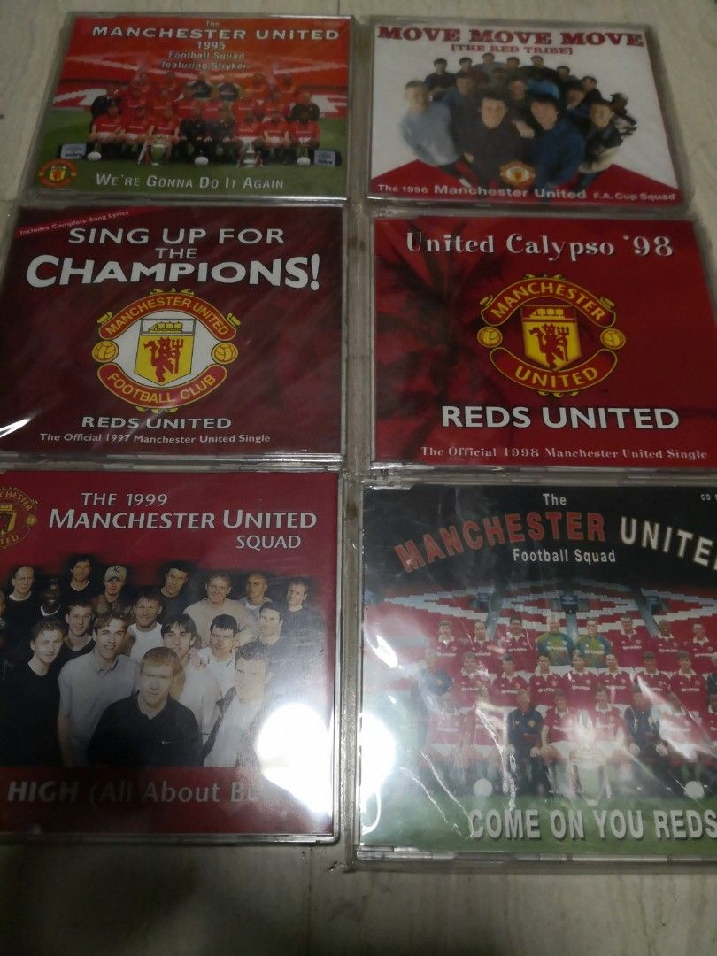 Manchester United Football Club Official Single CD Collector's Set Man
