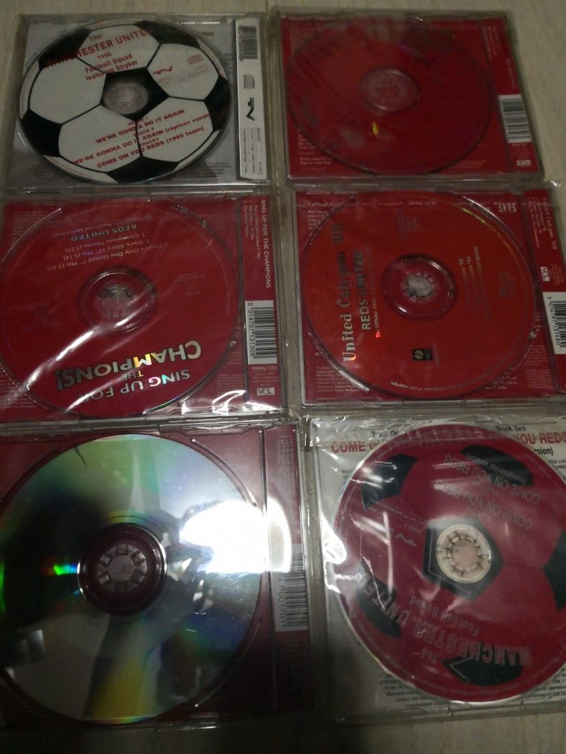 Manchester United Football Club Official Single CD Collector's Set Man