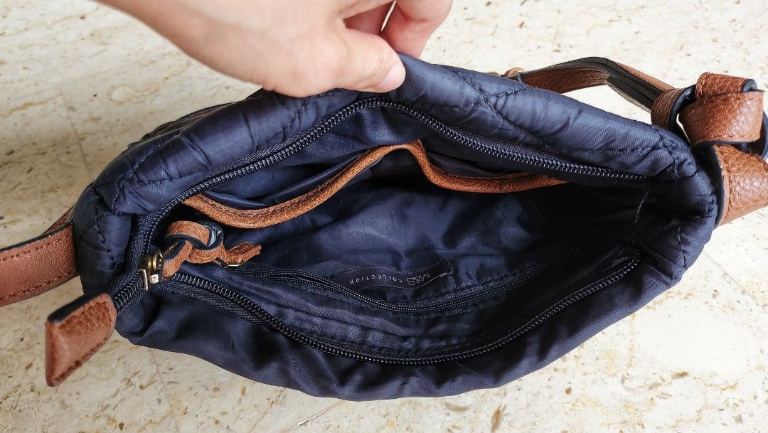 Marks and top spencer navy bag