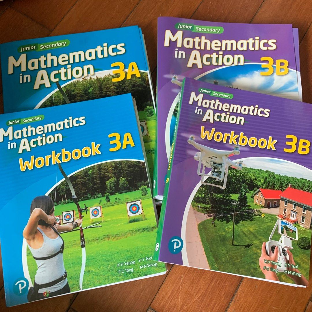 Maths Textbooks, Workbooks 3A,3B, 興趣及遊戲, 書本 & 文具, 教科書 - Carousell