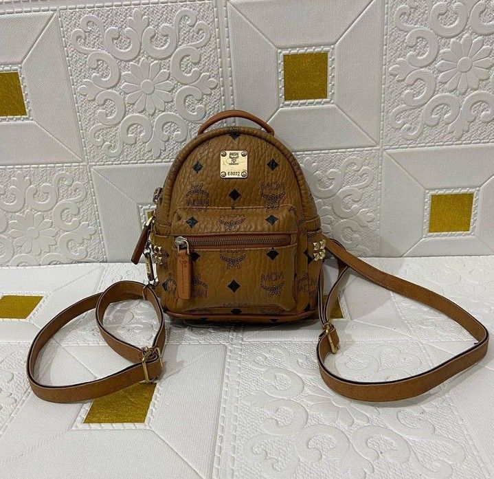 MCM Bag auth bahan kulit asli ada nomor seri made in korea