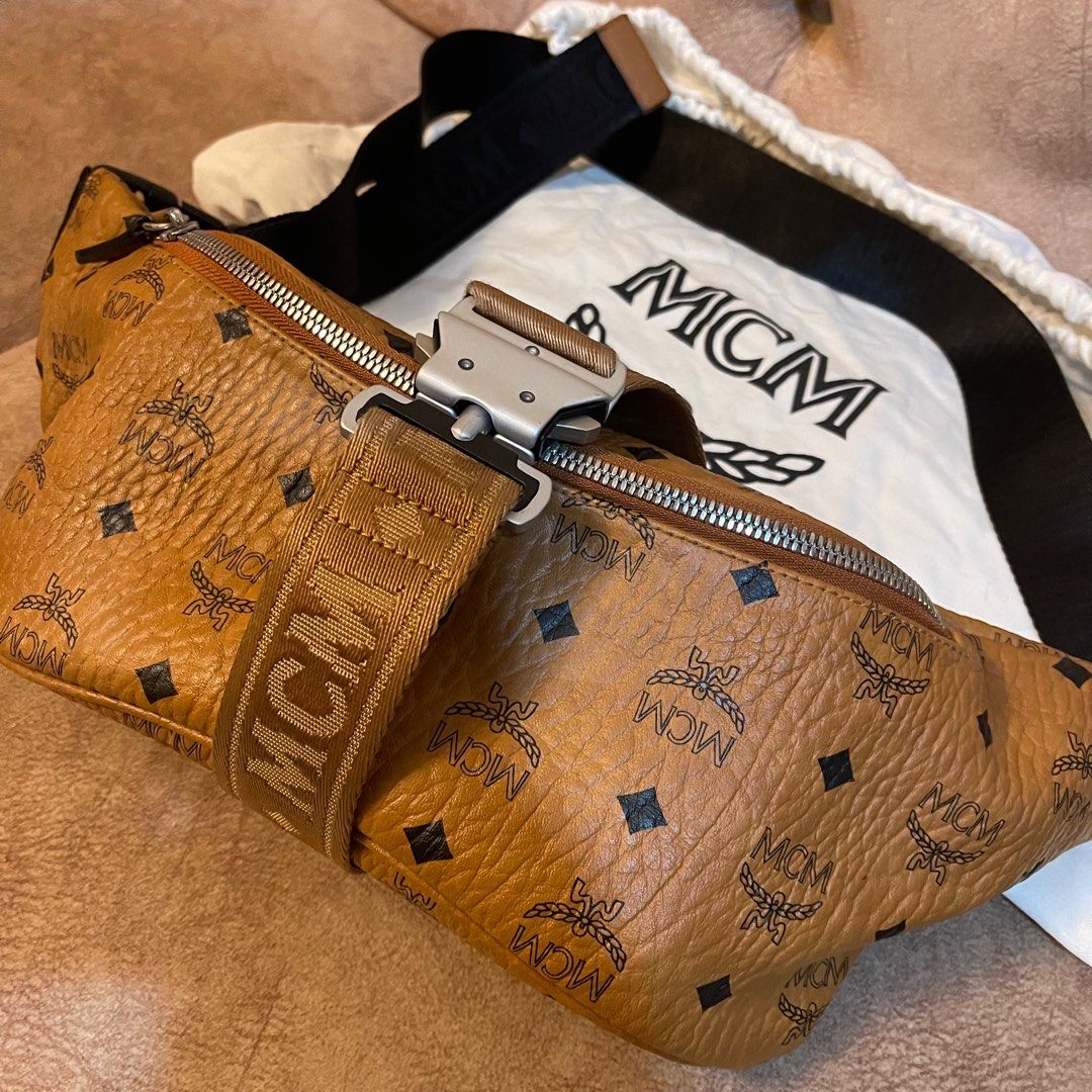 MCM belt bag, Luxury, Bags & Wallets on Carousell
