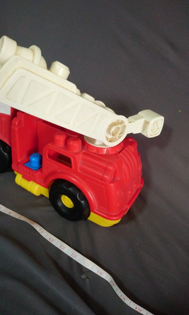 Mega bloks fire truck ride on store