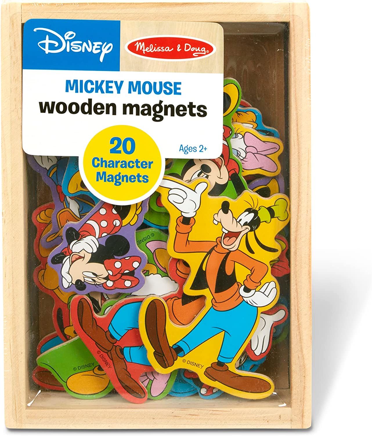 Melissa & Doug Disney Mickey Mouse Wooden Character Magnets (20 pcs ...