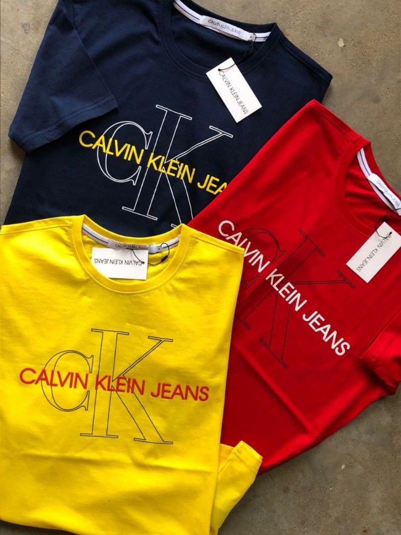 mens yellow tee shirts