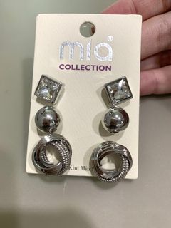 MIA COLLECTION 3pairs stud only 1 stock