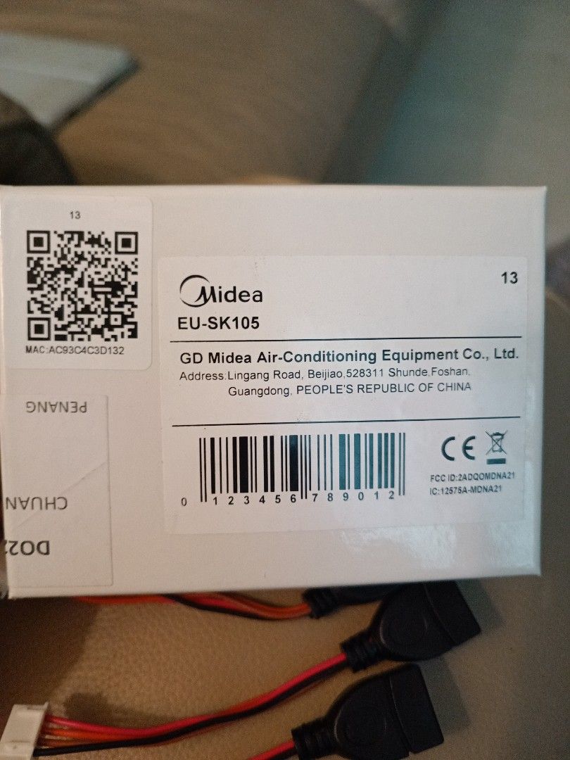 MIDEA AIR CONDITIONER WIFI CONNECT SMART KIT (PLUG & PLAY) | EU-SK105 ...