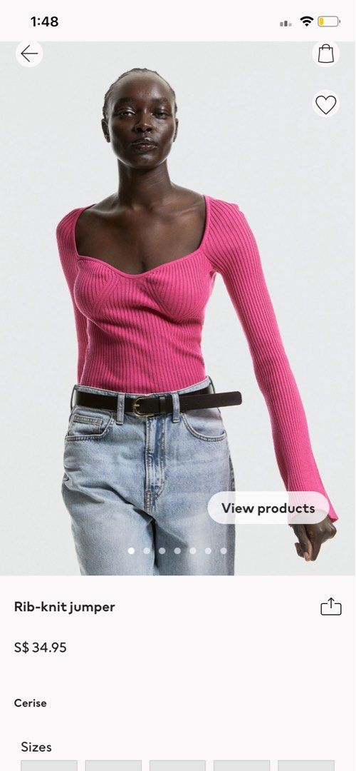 Pink thin sales jumper