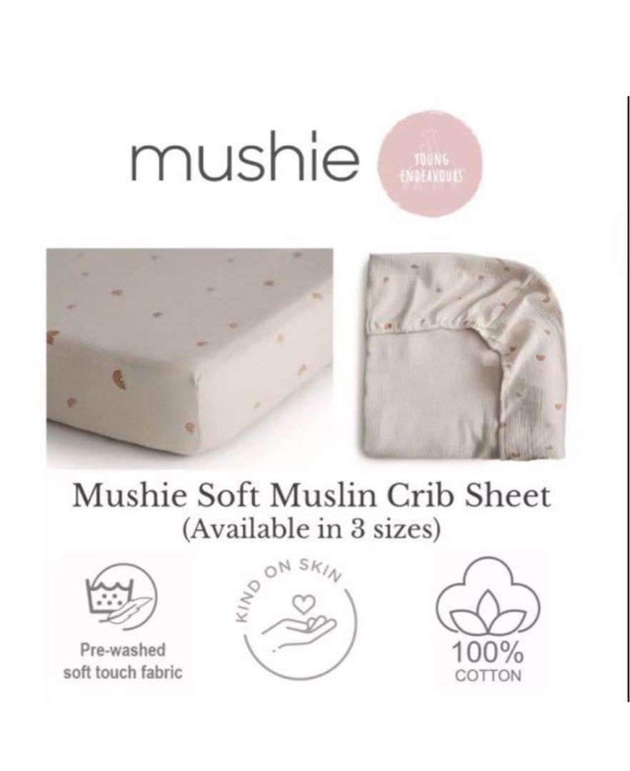 Mushie sheet, Babies & Kids, Baby Nursery & Kids Furniture