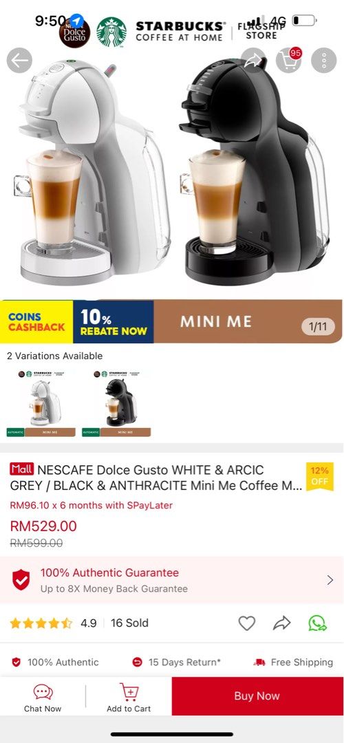 Asda dolce clearance gusto machine