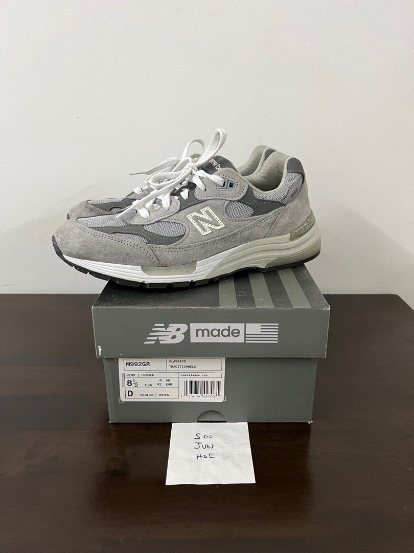 New balance 992 homme argent outlet