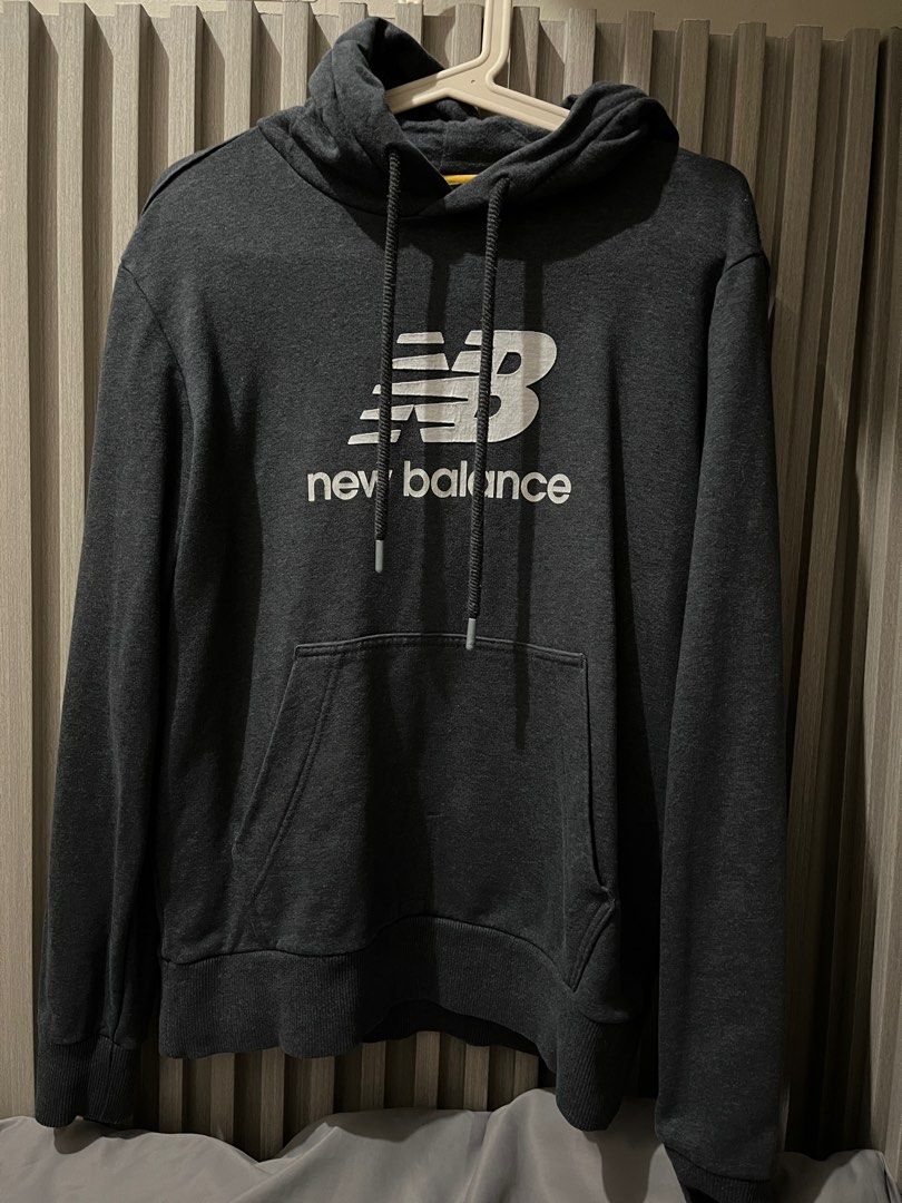 New Balance Gray Hoodie Men s Fashion Coats Jackets and Outerwear on Carousell