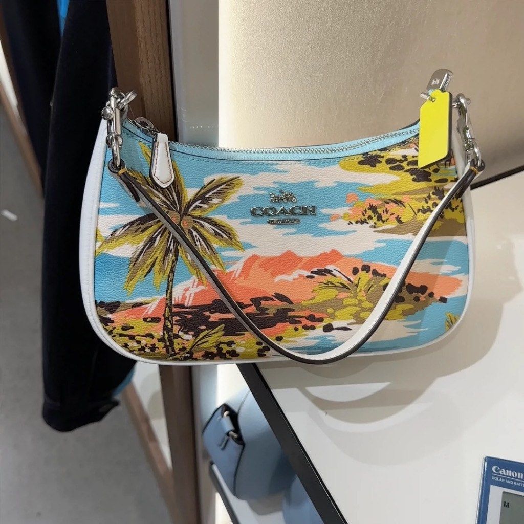 Coach Mini Jamie Camera Bag with Hawaiian Print