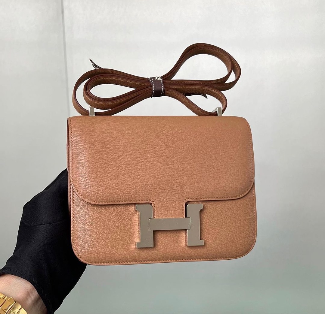 Hermes Constance 24 Ostrich, Luxury, Bags & Wallets on Carousell