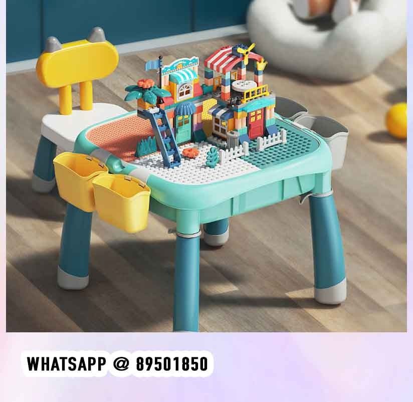 Children's lego sales table and chairs