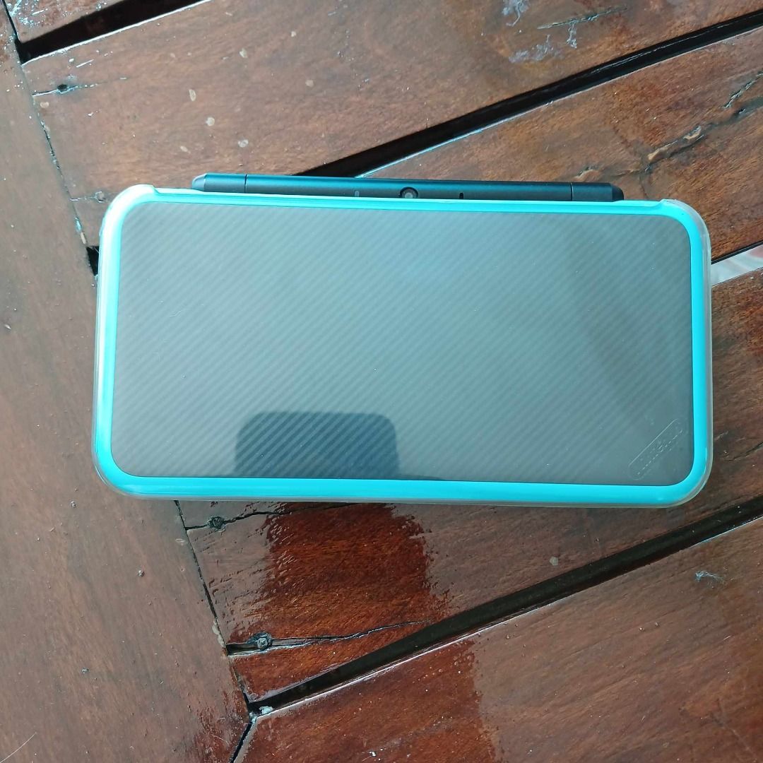 New Nintendo 2DS XL (Black + Turquoise) CFW LUMA Jailbreak For Sale