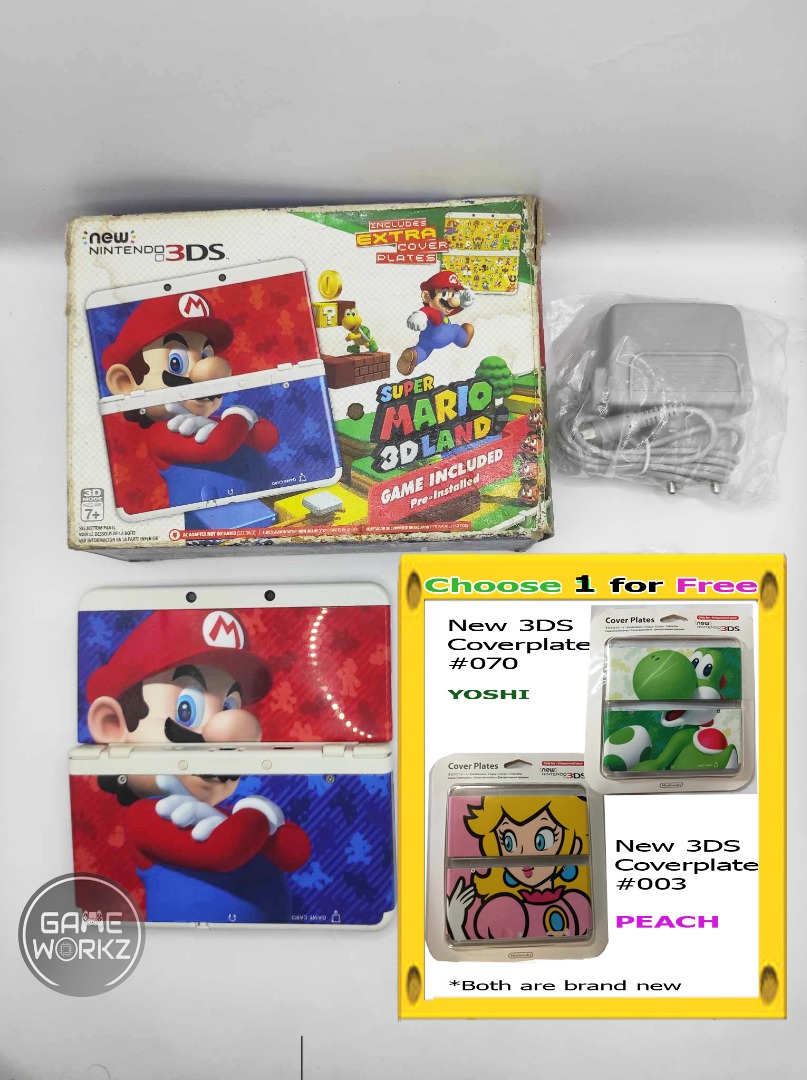 'New' Nintendo 3DS Super Mario Edition (US Region), Video Gaming, Video ...