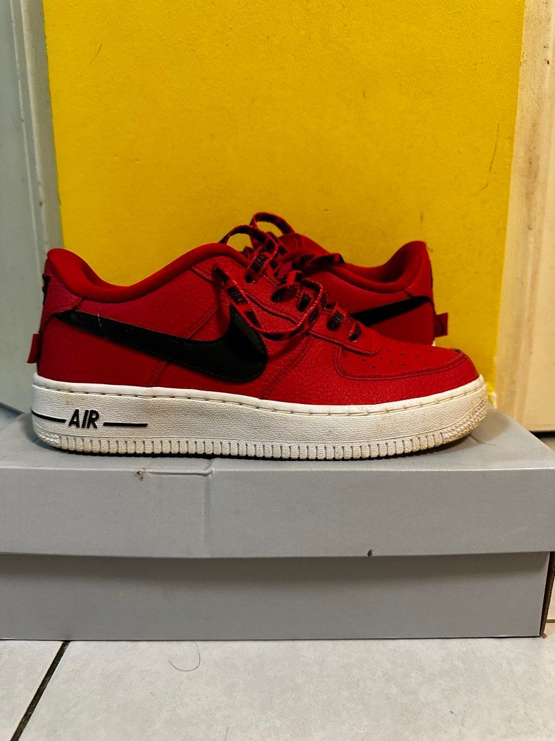 Nike Air Force 1 low NBA university red GS Men s Fashion