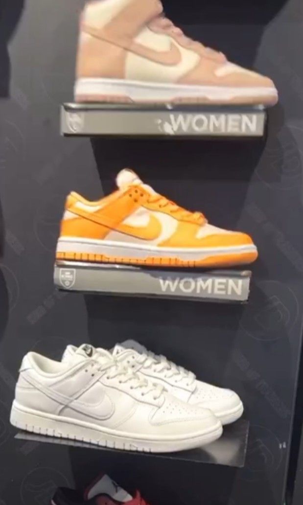 nike-dunk-low-peach-women-s-fashion-footwear-sneakers-on-carousell