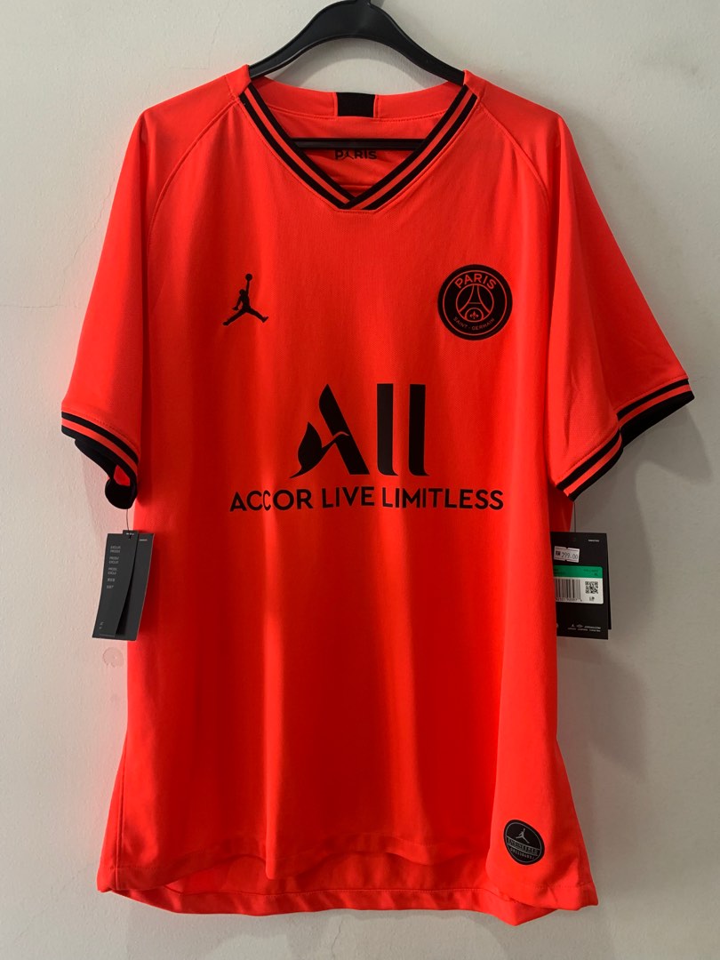Psg jordan jersey red 2025