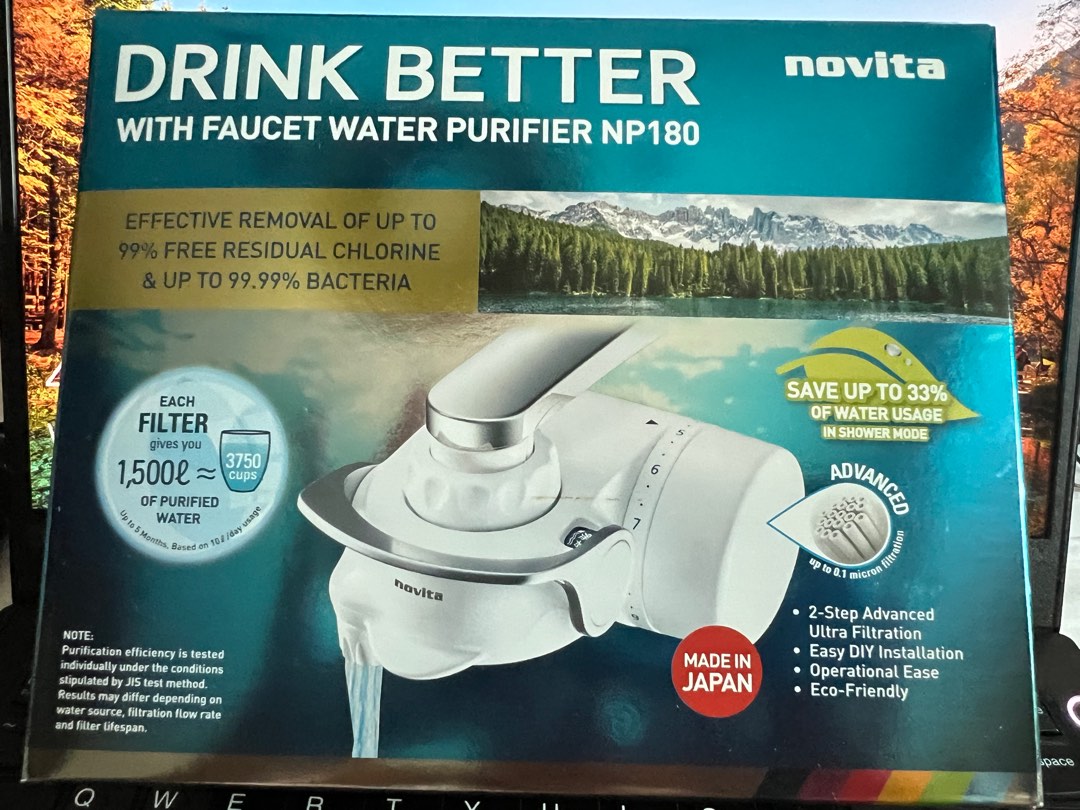 Novita with Faucet water purifier NP 180, TV & Home Appliances, Kitchen Appliances, Other