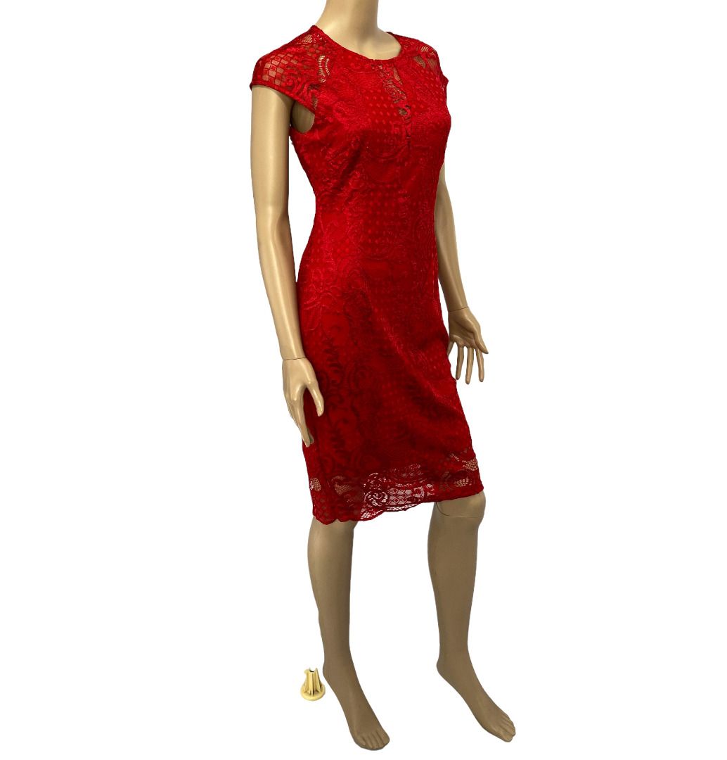 NWOT Guess Red Lace Sheath Dress Women s Fashion Dresses Sets