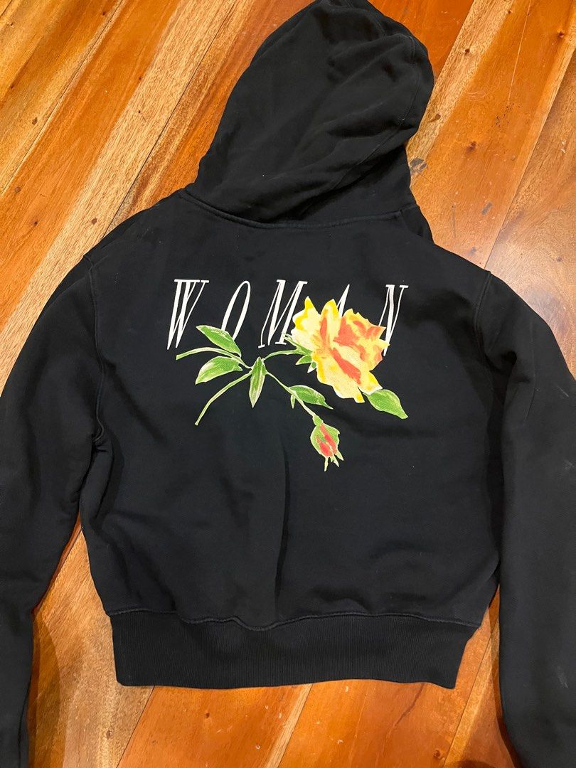 Off-white Multicolor Black Hoodie Virgil Abloh Seeing Things Sweatshirt  Milano M in 2023