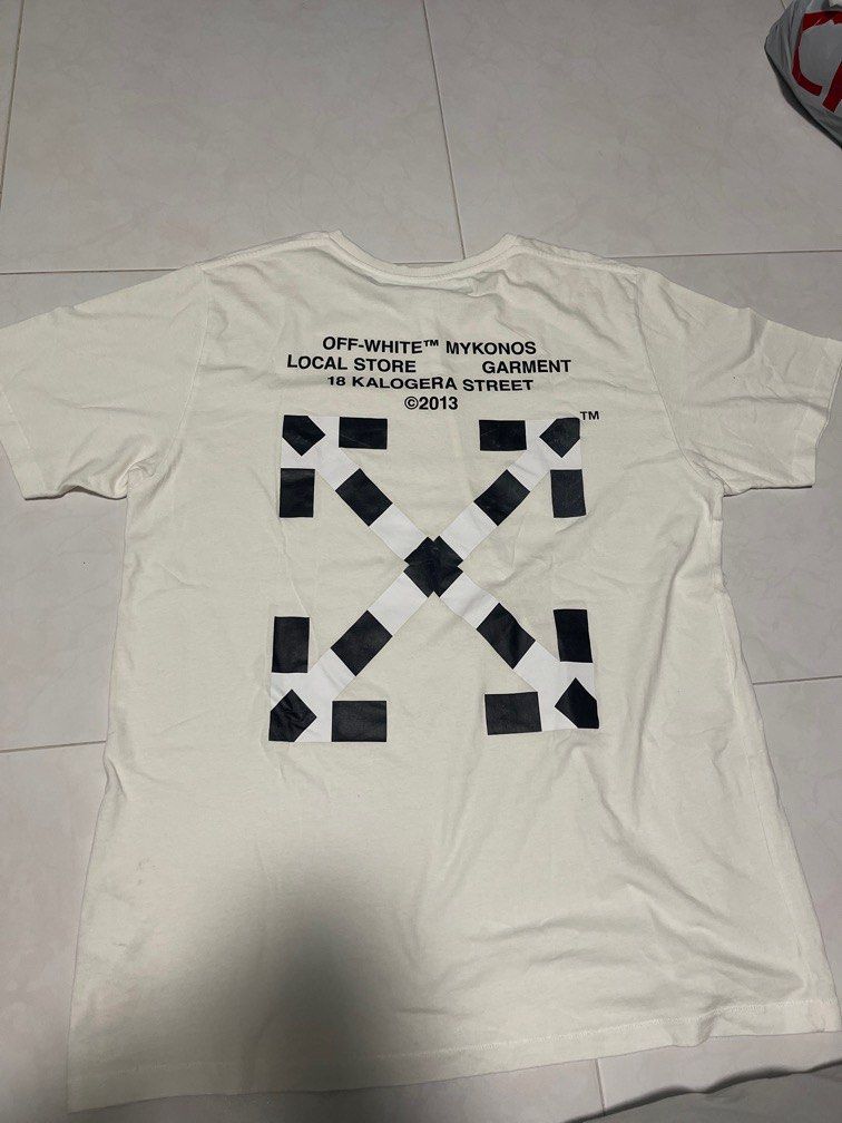 Off white mykonos t shirt clearance