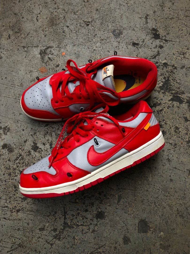 university red off white dunks
