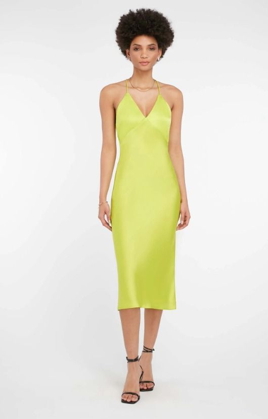 OMNES Zinnia Maxi Dress in Lime Green, Women's Fashion, Dresses u0026 Sets,  Dresses on Carousell