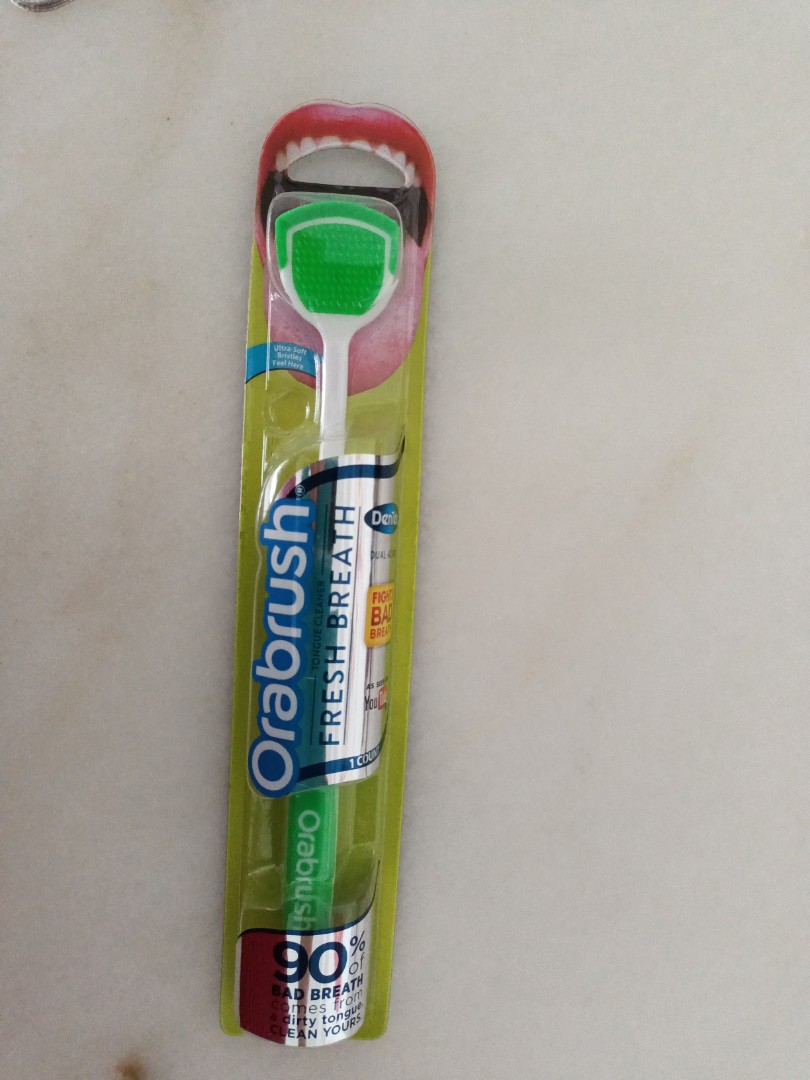 Orabrush tongue cleaner, Beauty & Personal Care, Oral Care on Carousell