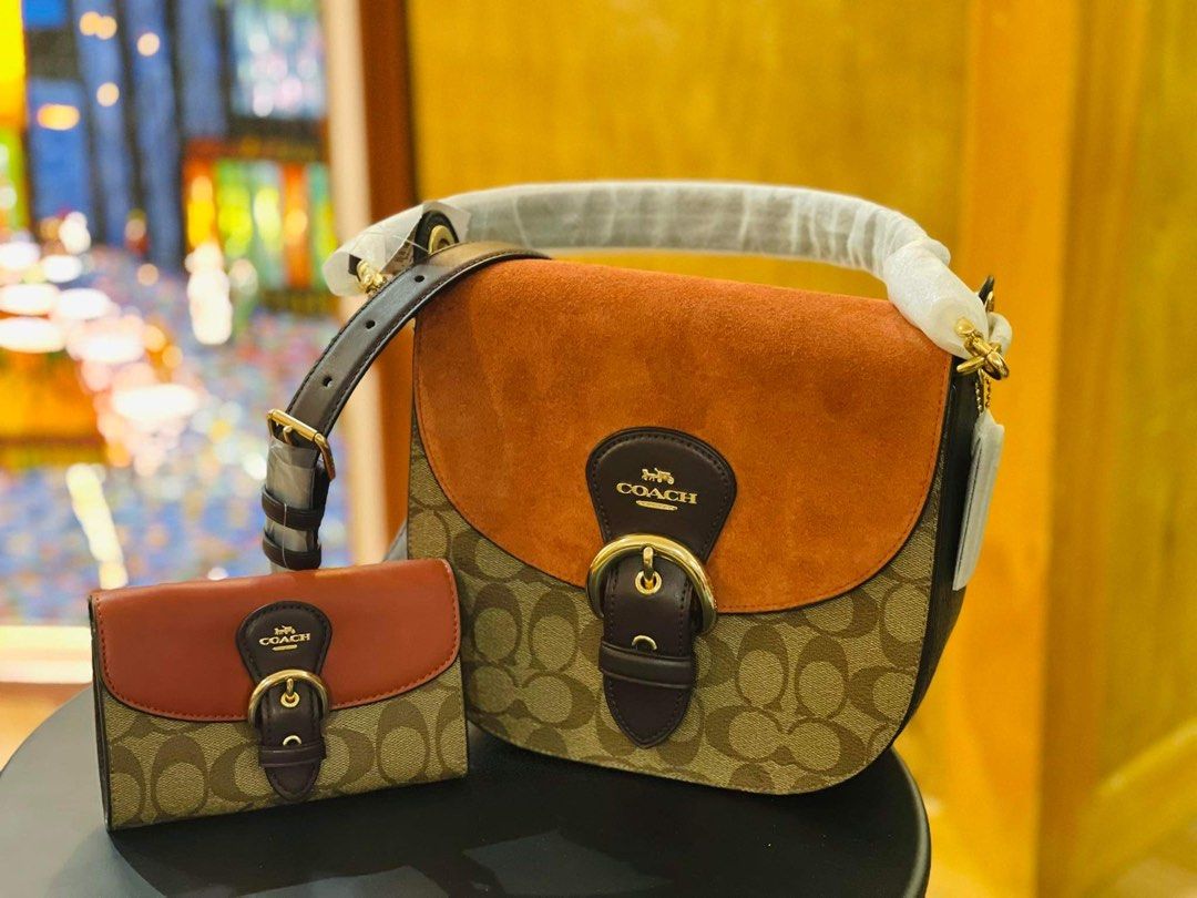 💯ORIGINAL COACH KLEO SADDLE AND WALLET (Category: Luxury Bags & Wallets) located in Quezon City. Submitted by ashongsstore (Listing ID 1243937699, Image 1). Description: 🐎C0AÇH COLLECTION 🐎 🇵🇭ONHAND🇵🇭 ‼️Please look at our pictures as that is exactly what you are purchasing‼️ 💯GUARANTEED ORIGINAL AND AUTHENTIC or TRIPLE YOUR MONEY BACK! Not REPLICA, OEM, TOP GRADE QUALITY, AUTHENTIC QUALITY or Any other Terms to DENOTE FAKE! 😎 . . . Discl