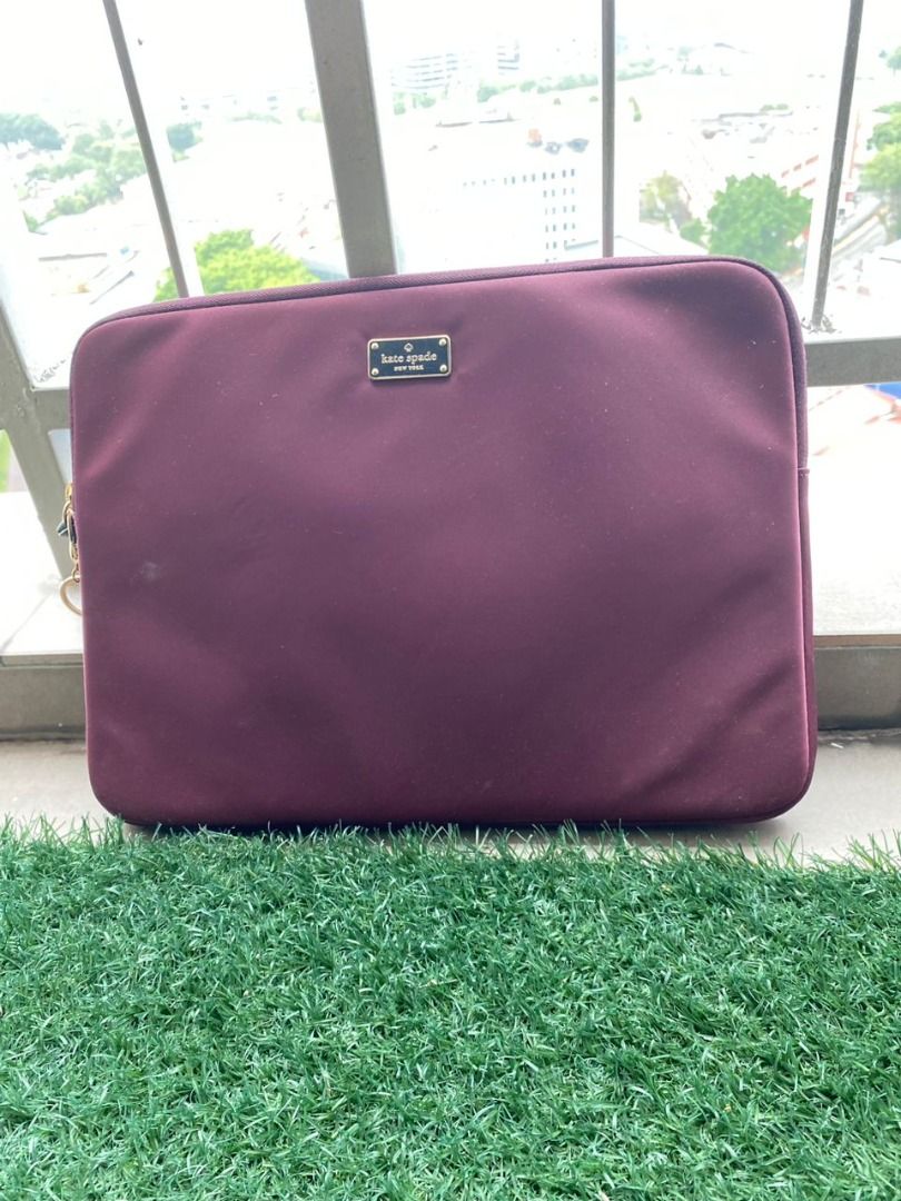 Kate spade discount leather laptop sleeve