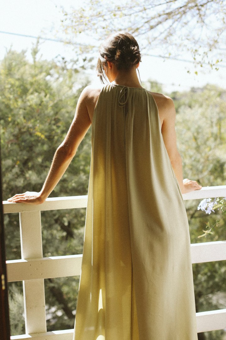 OSN SquareNeck Maxi Dress, Women's Fashion, Dresses & Sets, Dresses on