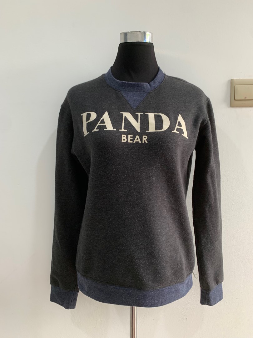 Panda Bear Sweatshirt Women s Fashion Tops Longsleeves on Carousell