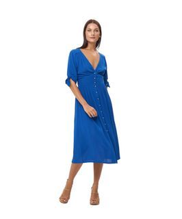 Paulina Katarina Theodora Dress in Teal
