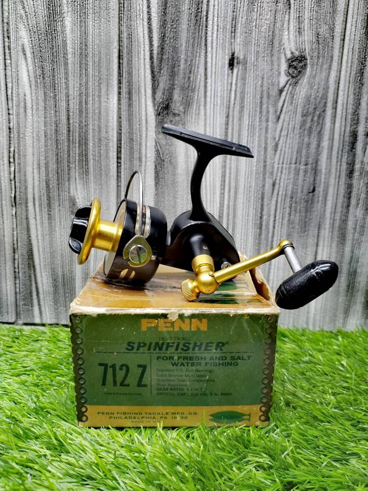 Penn 712Z spin fisher vintage fishing reel made in USA