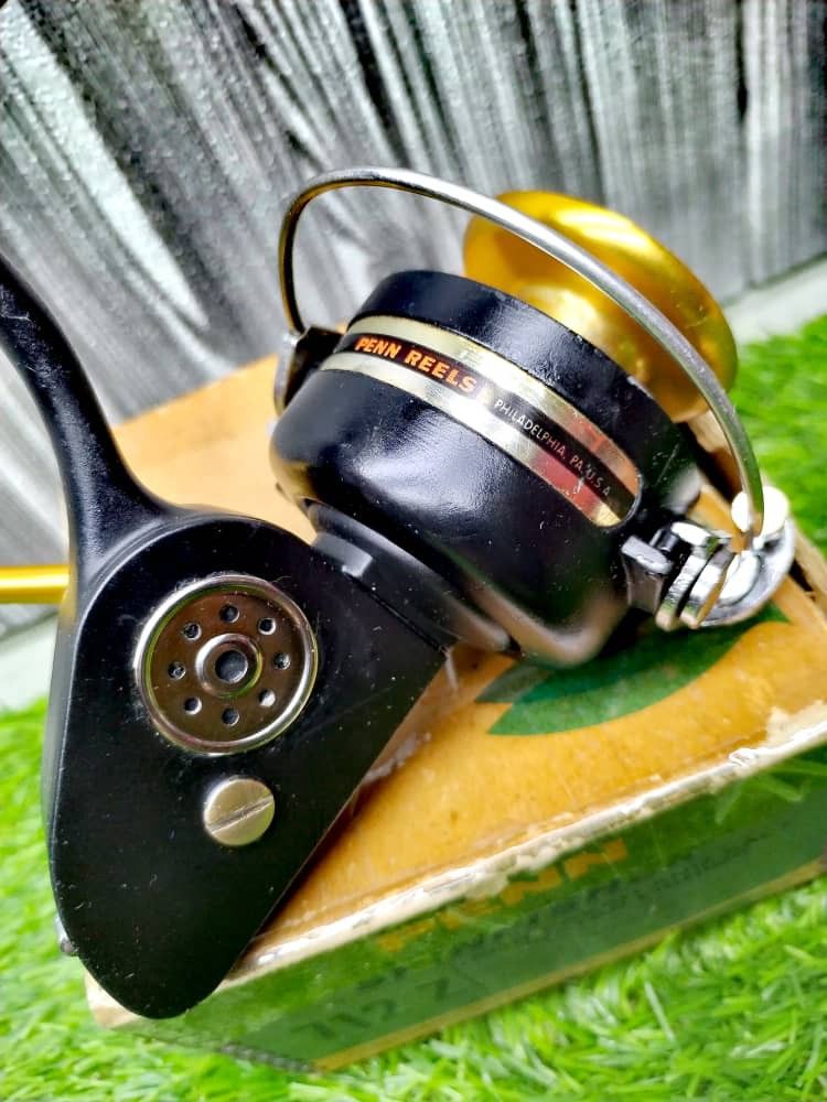 Penn 712Z spin fisher vintage fishing reel made in USA, Sports Equipment,  Fishing on Carousell