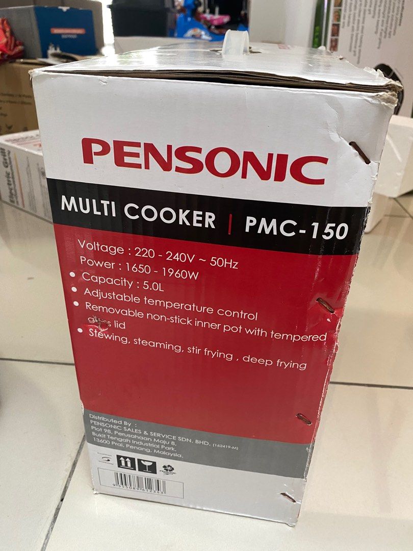 Pensonic multi cooker hotsell pmc 150
