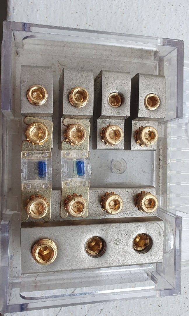 Phoenix Gold Power Cable Distributor Terminal Block, Car Accessories