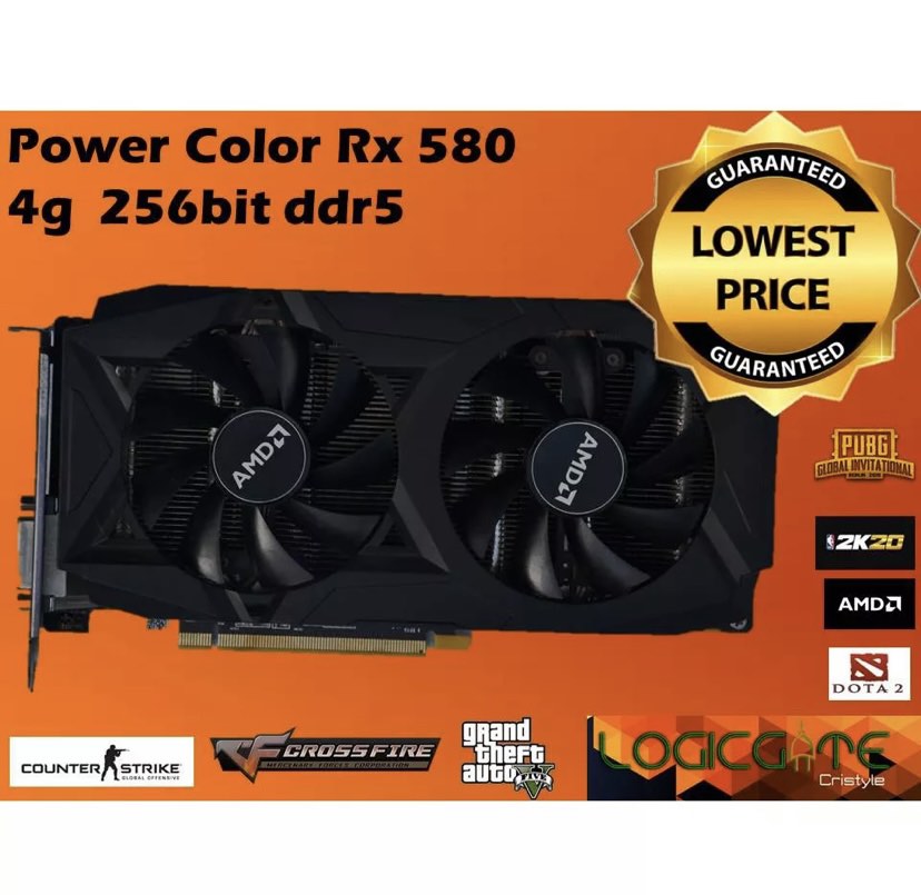 Rx 580 shop 4gb ddr5