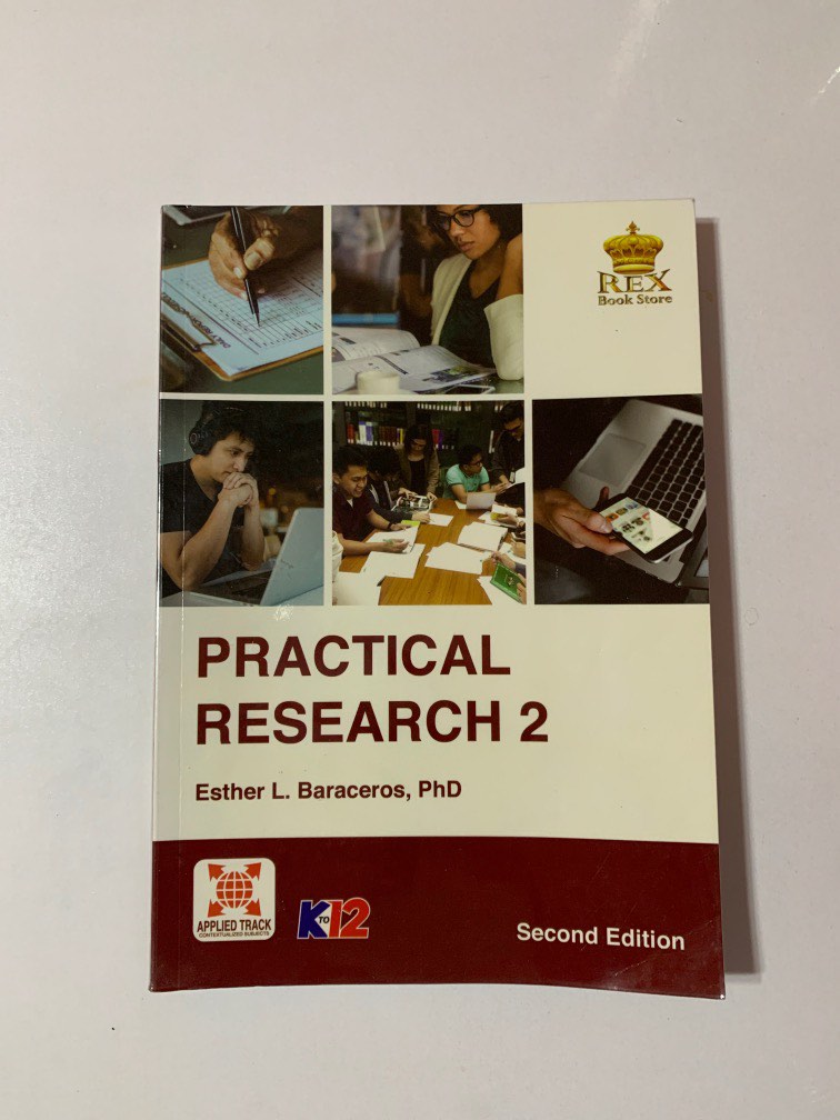 Practical Research 2 Book for Grade 12 SHS (Rex Bookstore) on Carousell