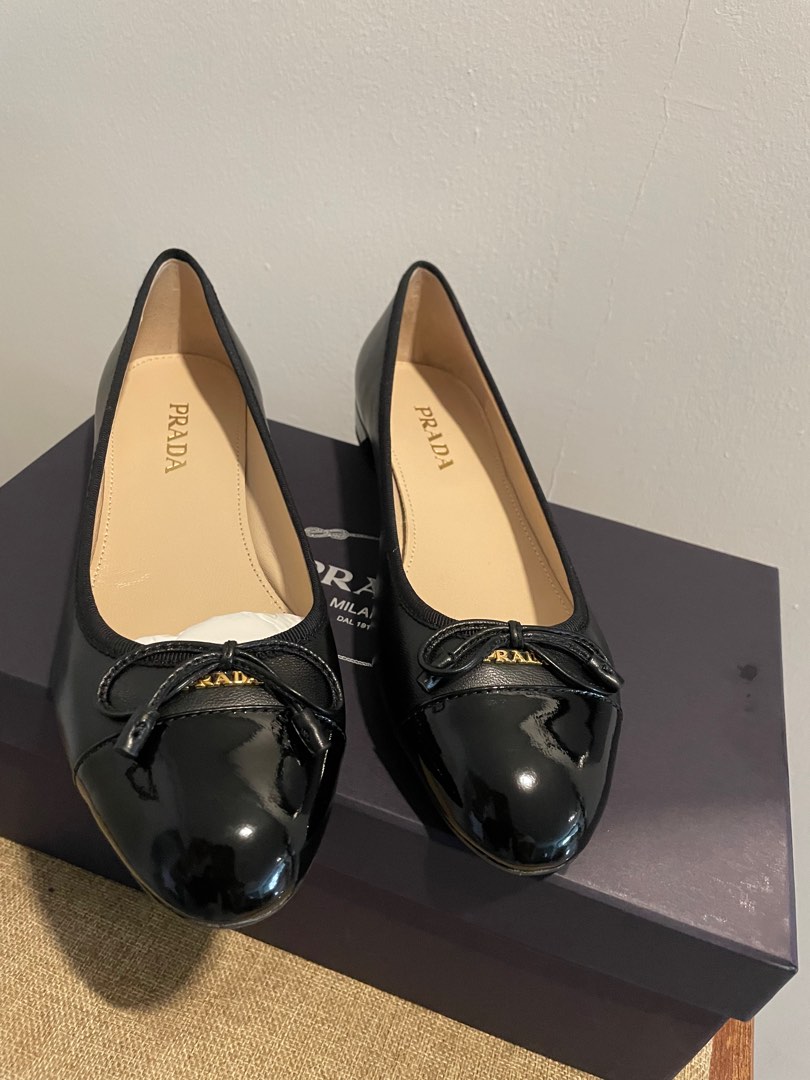 Prada pointed toe store flats