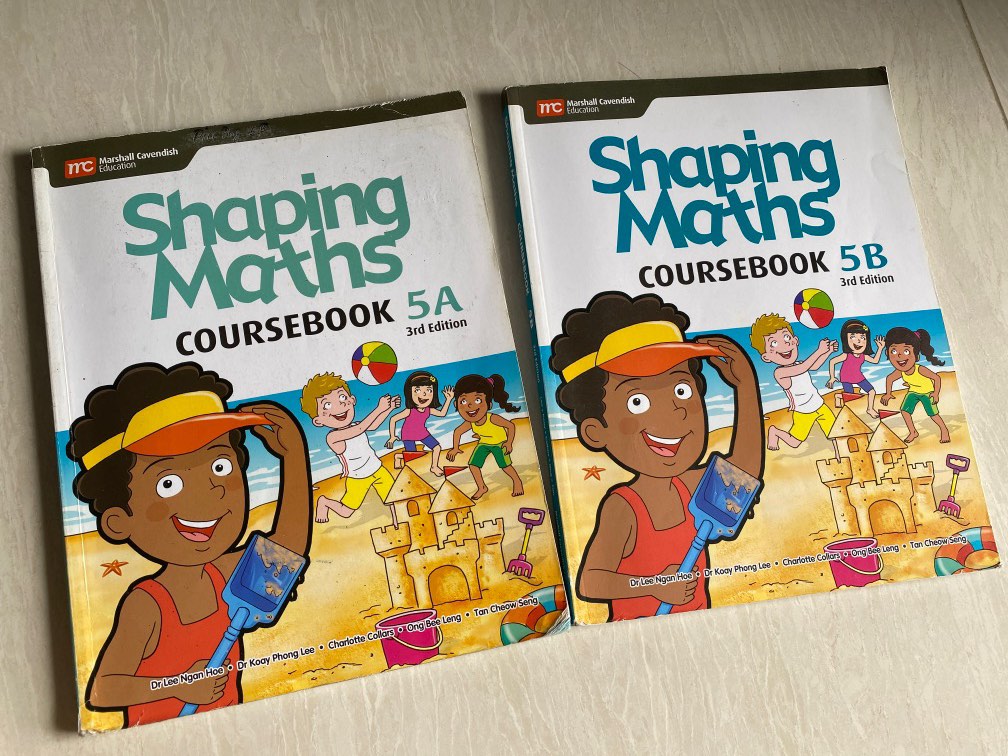 Toys,　Shaping　Hobbies　maths　Primary　courses　on　(5A/5B)　book　$4,　Textbooks　Books　Magazines,　Carousell