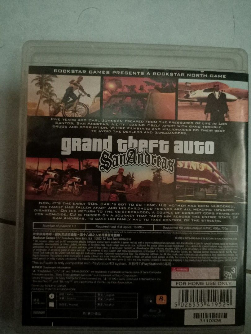 playstation 3 san andreas