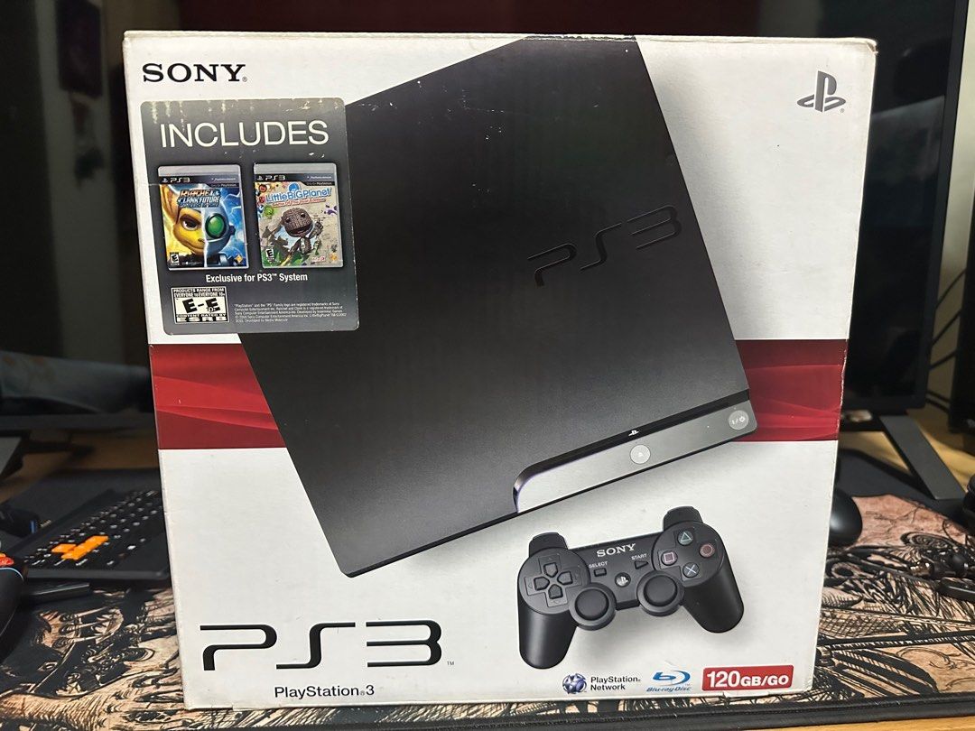 PS3 SLIM 120GB CECH 2001A Video Gaming Video Game Consoles