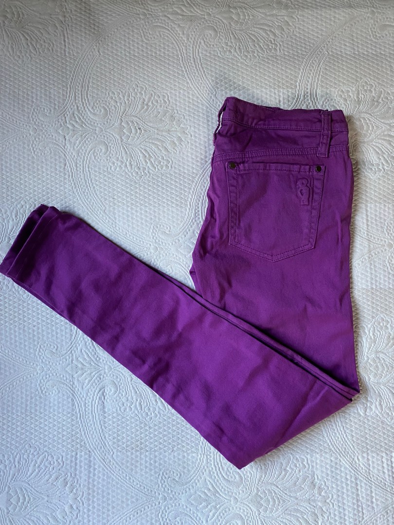 Purple Jeans, Women's Fashion, Bottoms, Jeans on Carousell