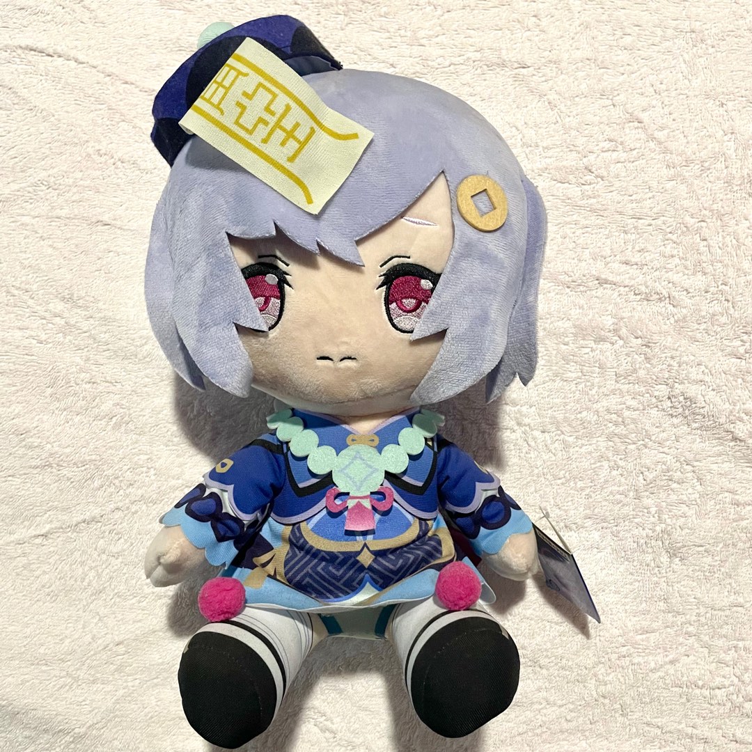 Qiqi genshin impact sitting plush, Hobbies & Toys, Toys & Games on