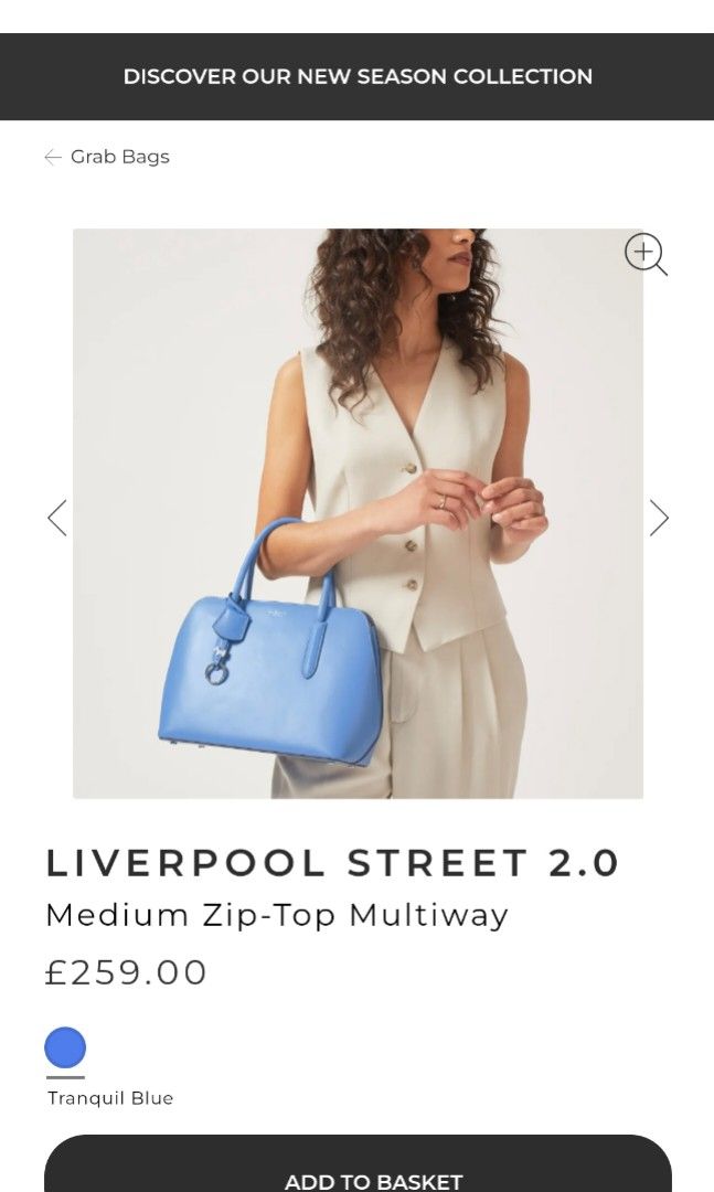 Radley London Liverpool Street 2.0 Medium Zip Top Multiway Bag