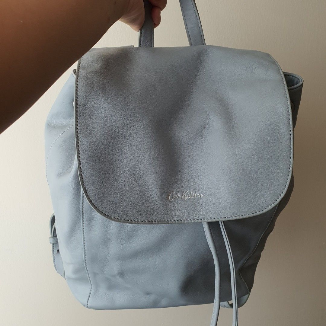 Cath kidston saxham leather backpack hot sale